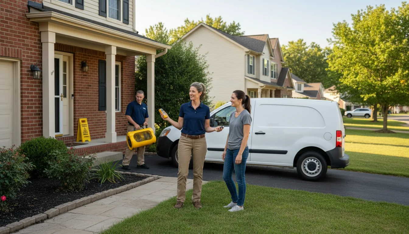 Water restoration image for Flood Water Cleanup, Removal And Restoration Services in Eastlake, MI